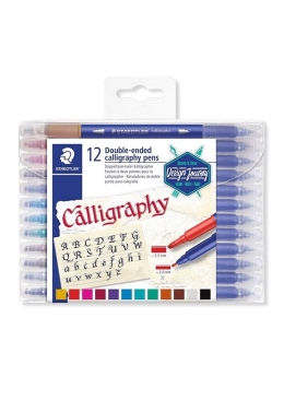 Estojo Caneta Calligraphy C/12 3005tb1202 Staedtler